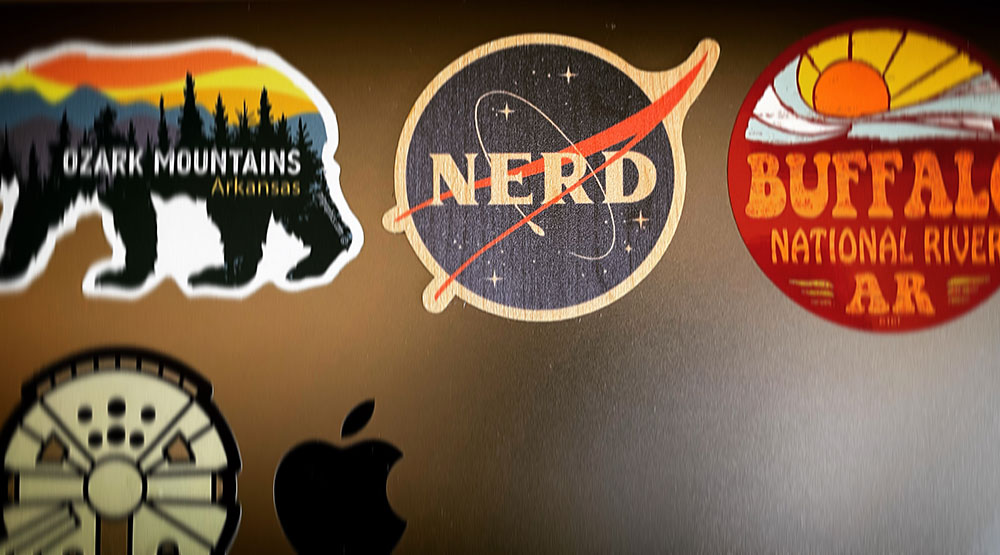 NASA Nerd Sticker